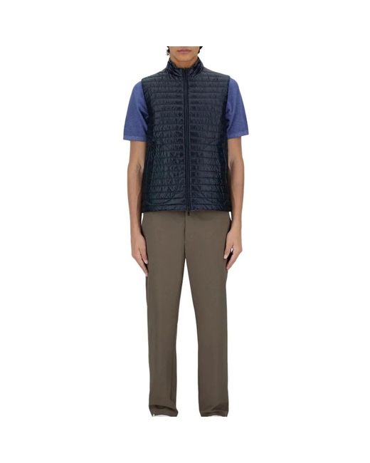 Herno Jassen ,Blauw ,Nylon Omkeerbaar Nylon Vest Blauw in het Blue voor heren