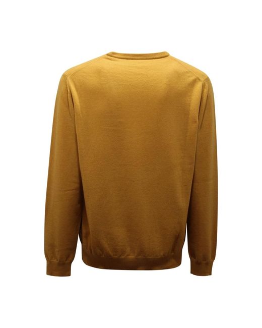 Alpha Studio Kaschmirpullover in Brown für Herren