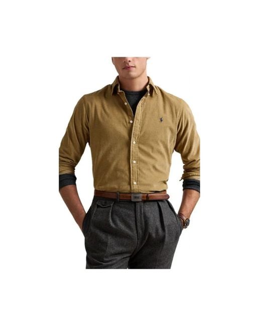 Ralph Lauren Casual Shirts in het Natural voor heren
