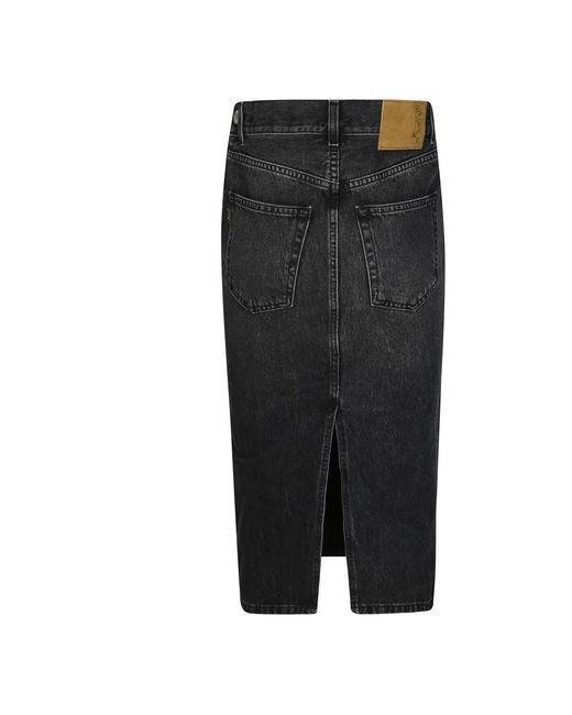 Haikure Black Denim Skirts