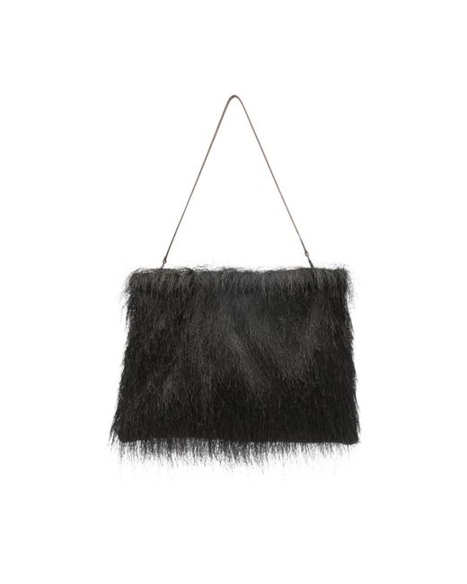 Alysi Black Shoulder Bags