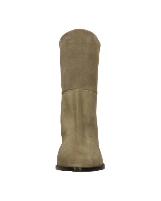 Isabel Marant Green Cowboy & Biker Boots