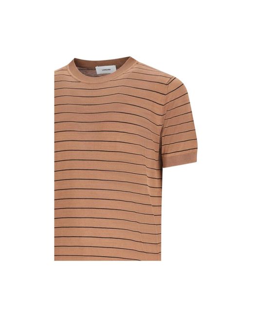 Lardini Brown Round-Neck Knitwear for men