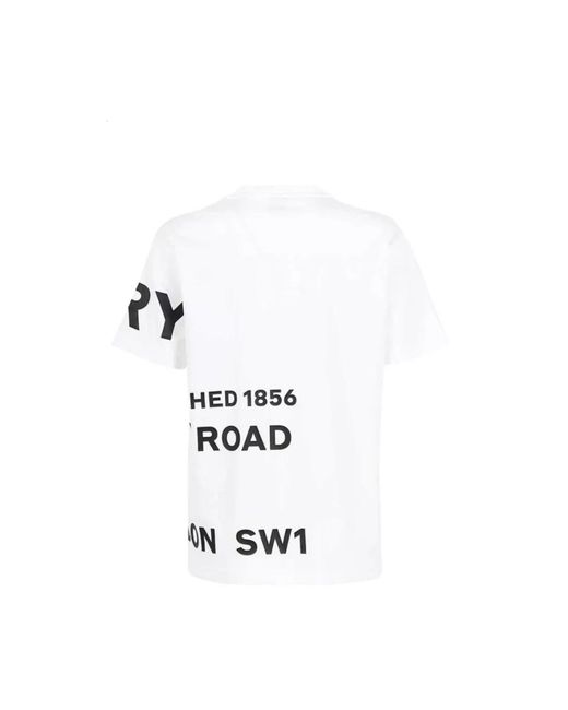 Burberry White T-Shirts for men