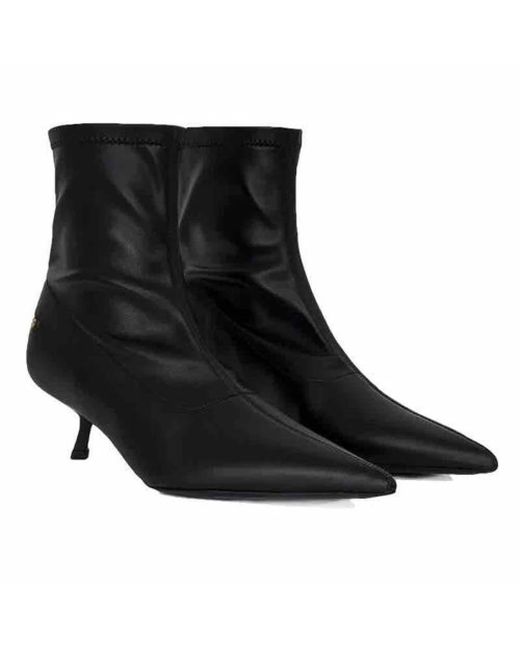 Anine Bing Black Heeled Boots