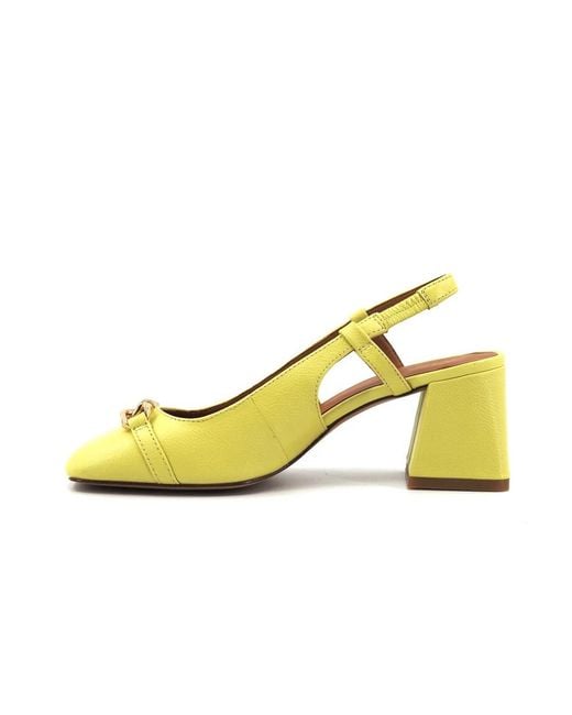 Geox Yellow Pumps