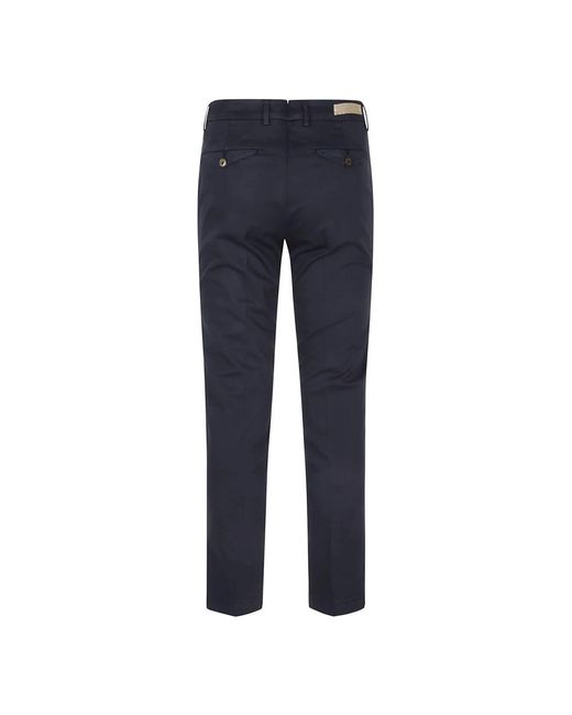 BRIGLIA Blue Cropped Trousers