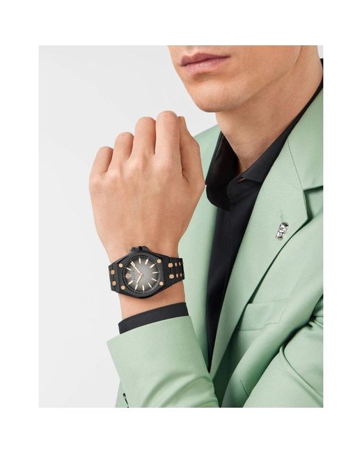 Philipp Plein Black Watches for men