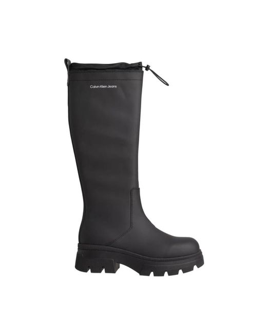 Calvin Klein Black Rain Boots
