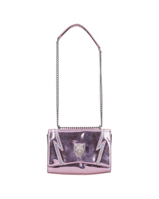 Philipp Plein Purple Shoulder Bags