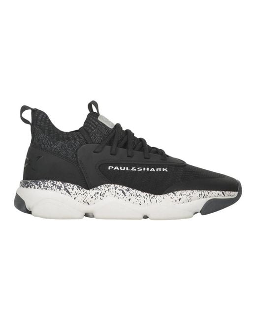 Paul & Shark Black Sneakers for men