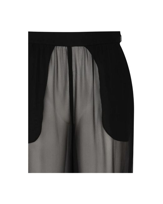 Saint Laurent Black Straight Hosen