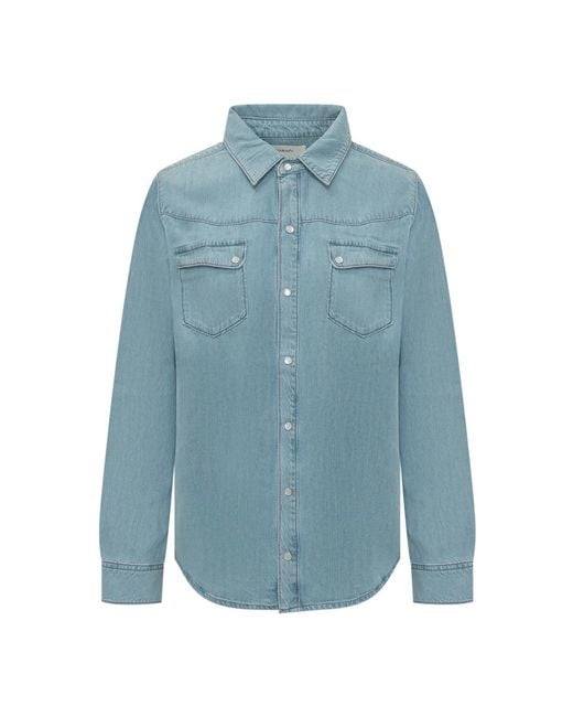 Ba&sh Blue Shirts