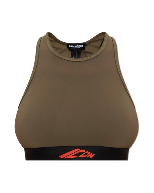 Sport Bras DSquared² de color Green