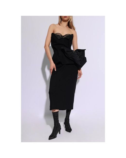 Maison Margiela Black Midi Dresses