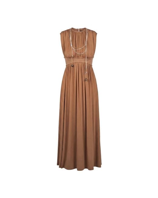 Souvenir Clubbing Brown Maxi Dresses