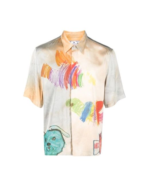Off-White c/o Virgil Abloh Multicolor Short Sleeve Shirts for men