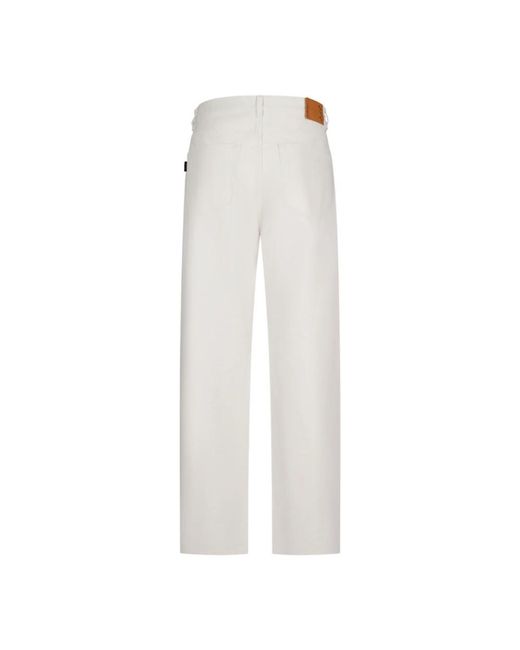 Haikure White Straight Fit Jeans for men
