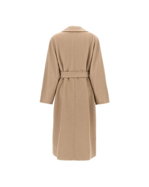 Max Mara Natural Belted Coats