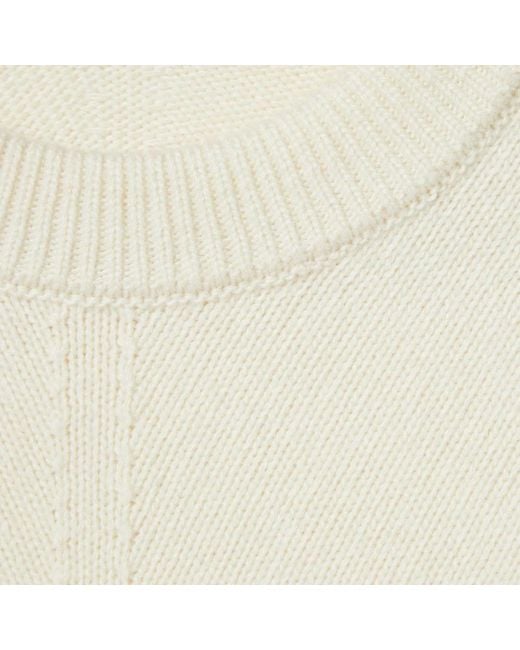 Gucci White Round-Neck Knitwear