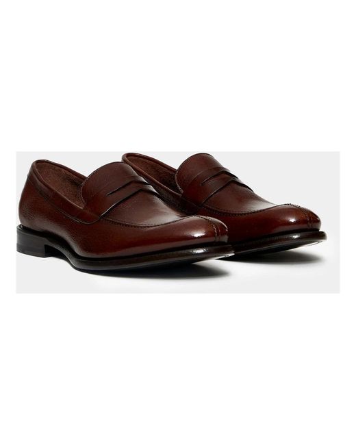 Ortigni Brown Loafers for men
