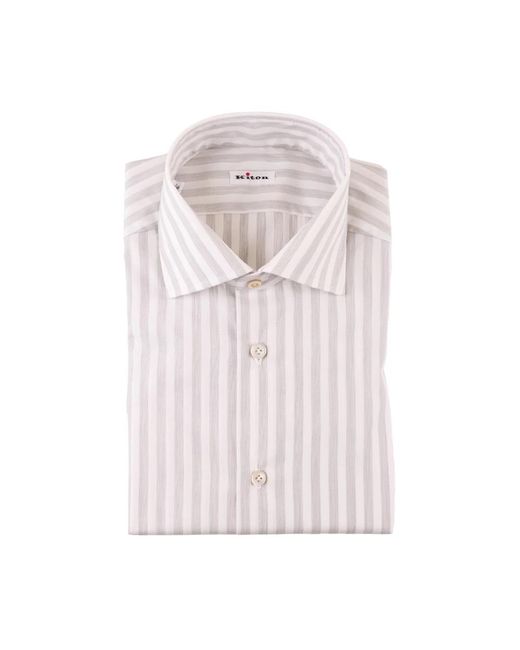 Kiton Pink Formal Shirts for men