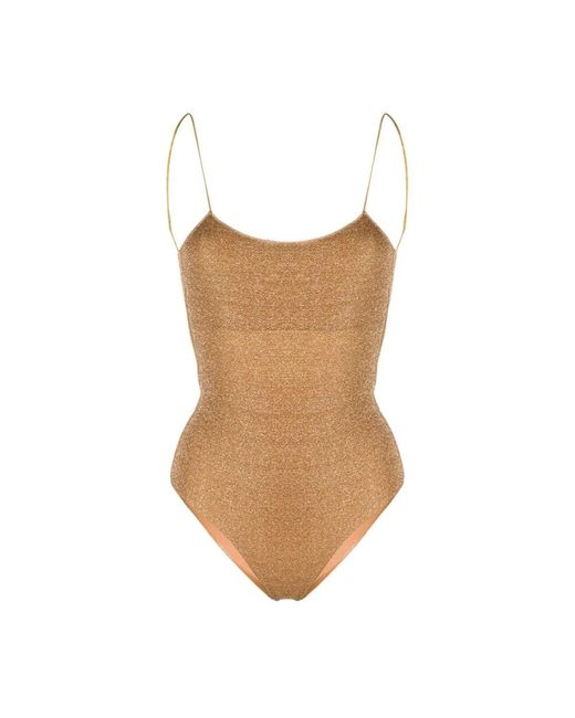 Oseree Brown One-Piece