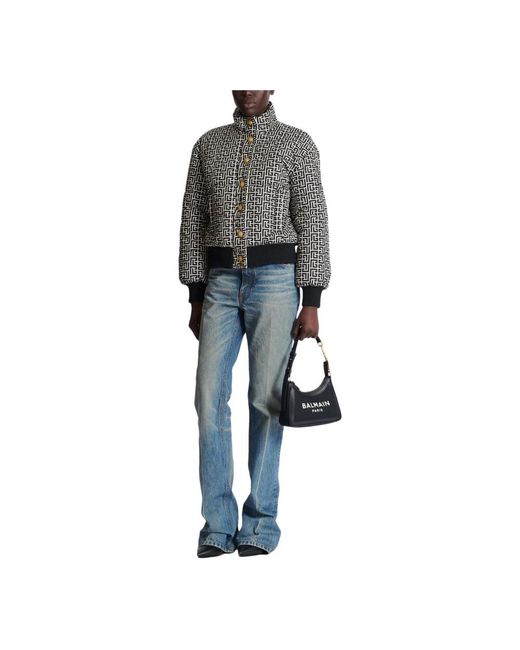 Winter Jackets Balmain de color Gray