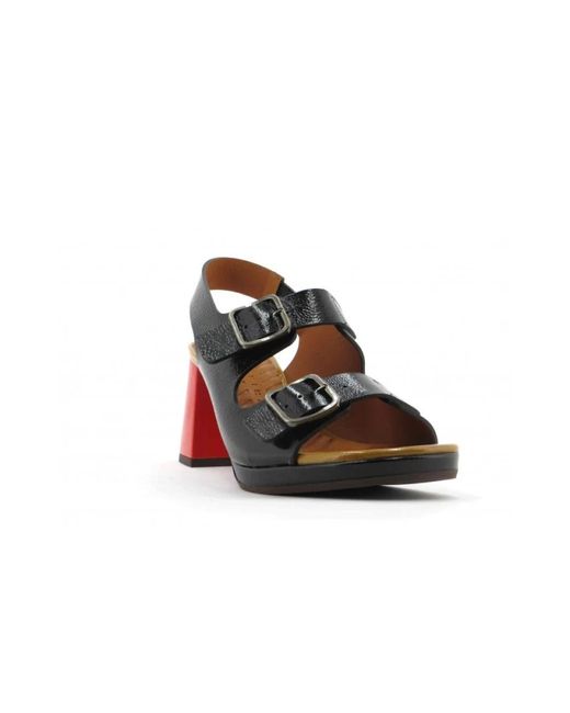 Chie Mihara Black High Heel Sandals