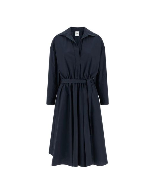 Midi Dresses Nude de color Blue