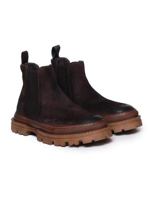Giuliano Galiano Brown Chelsea Boots for men