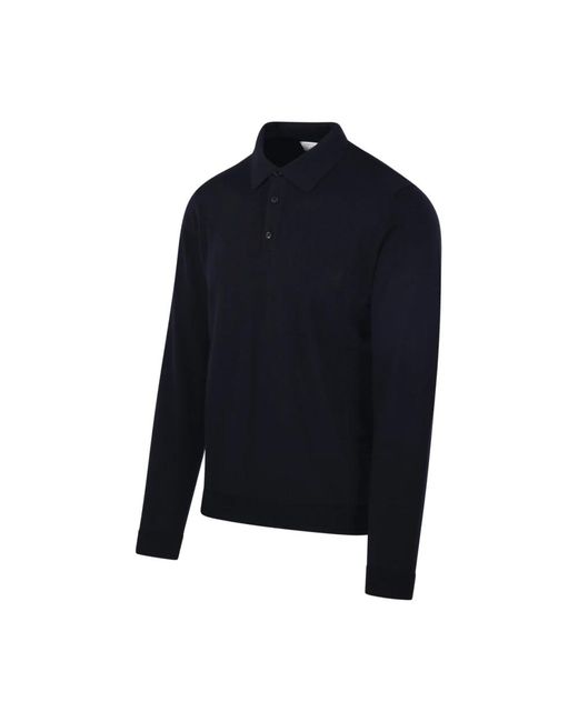 Roberto Collina Blue Polo Shirts for men