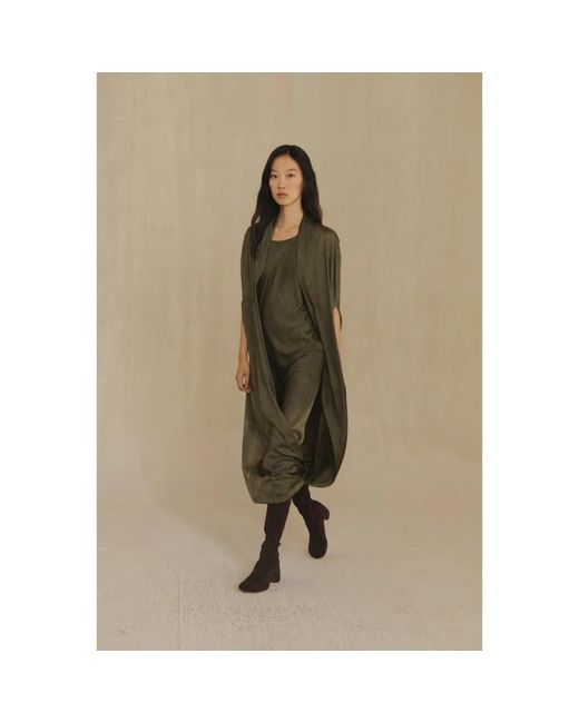 Cortana Green Midi Dresses