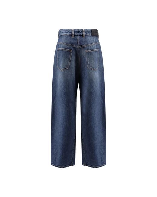 Givenchy Wide Jeans in het Blue voor heren