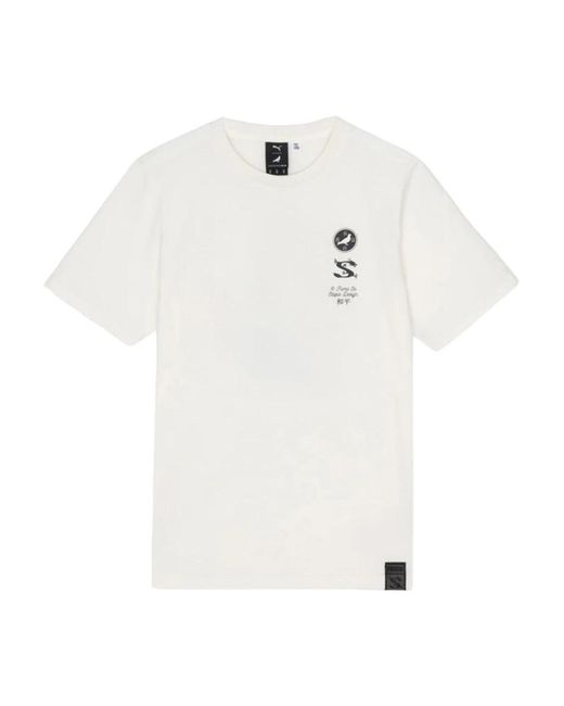 PUMA White T-Shirts for men