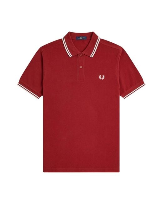 Fred Perry Red Polo Shirts for men