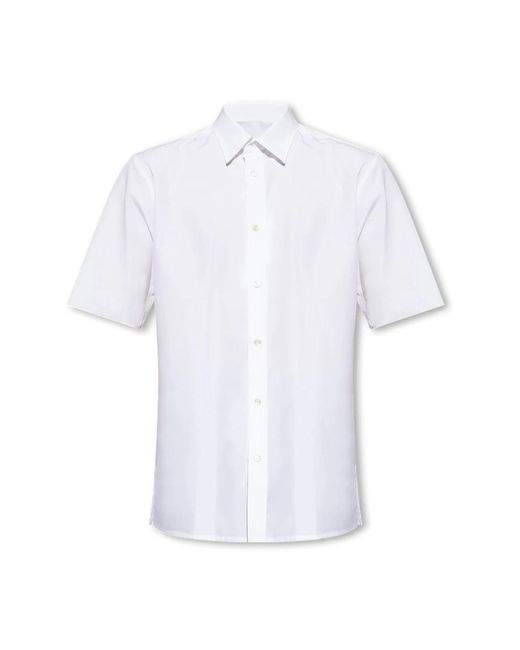 Maison Margiela White Short Sleeve Shirts for men