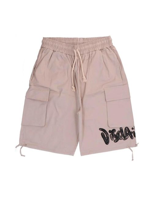 Shorts in cotone casual di DISCLAIMER in Pink da Uomo