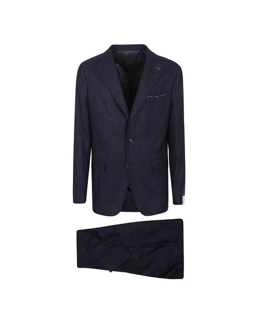 Eleventy Blue Single Breasted Suits for men