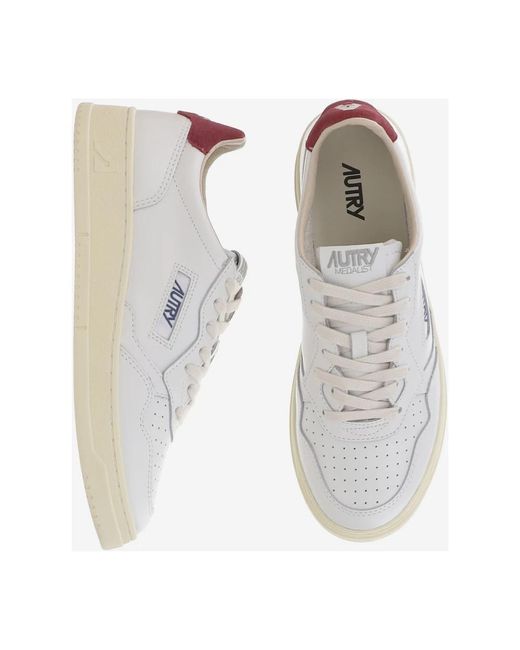 Autry White Medalist Low Sneaker