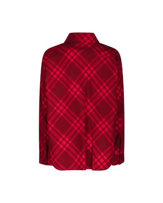 Burberry Red Shirts
