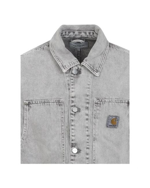 Carhartt Gray Denim Jackets for men