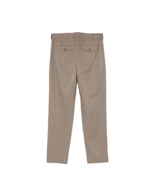 Myths Gray Straight Trousers for men