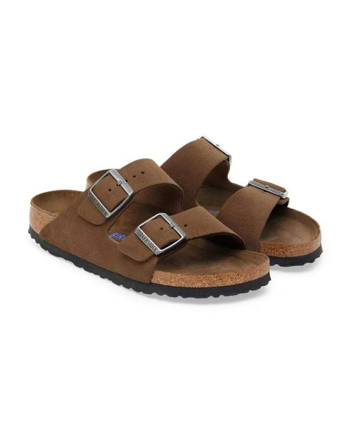 Birkenstock Brown Sliders