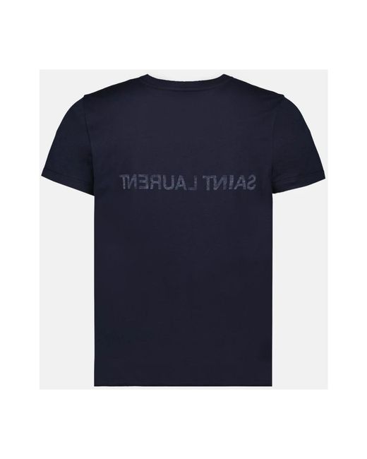 Saint Laurent Blue T-Shirts for men