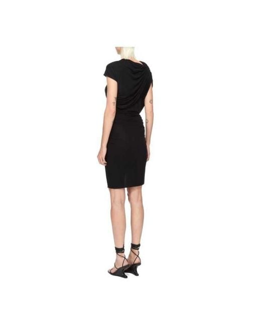 Rick Owens Black Short Dresses
