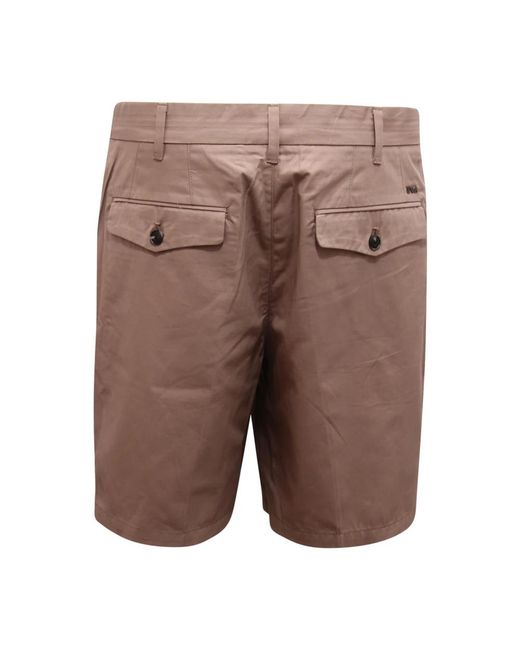 Armani Brown Casual Shorts for men