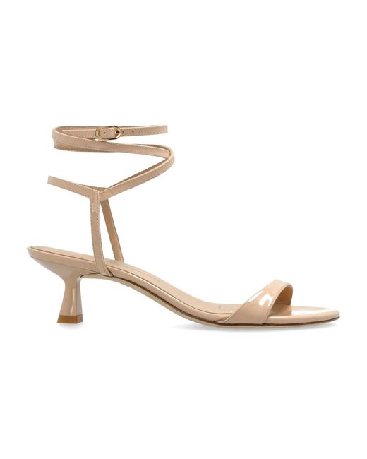 Stuart Weitzman High Heel Sandals in het Metallic