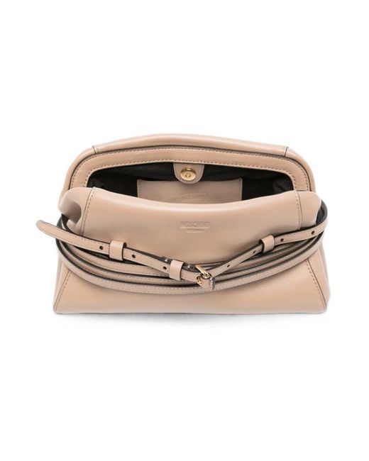 Moschino Natural Clutches