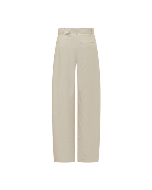 Pinko Broeken ,Wit ,Polyester Lexy Broeken in het Natural